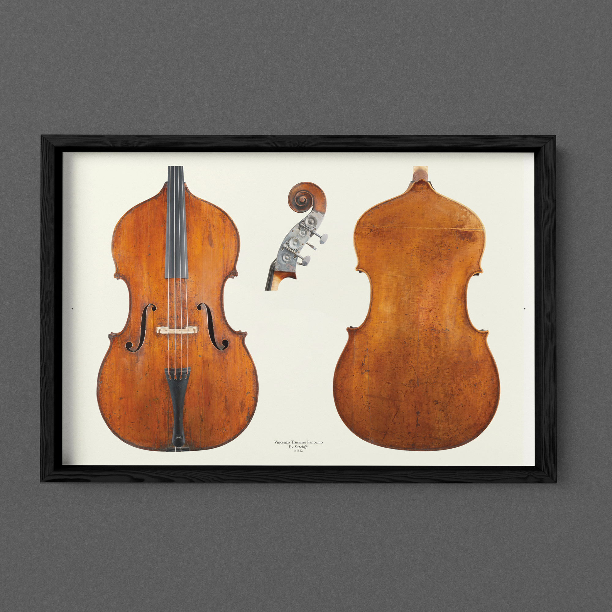 Vincenzo ヴィンチェンツォ (VINCENT THOMA) Vincenzo Panormo Double Bass Print | 250 Exclusive Fine Art Prints
